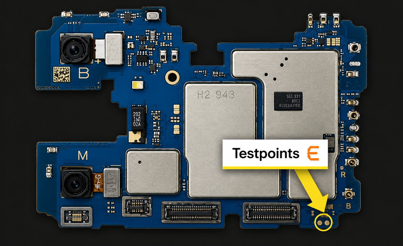 Samsung Galaxy F14 5G models   SM-E146B Test Point