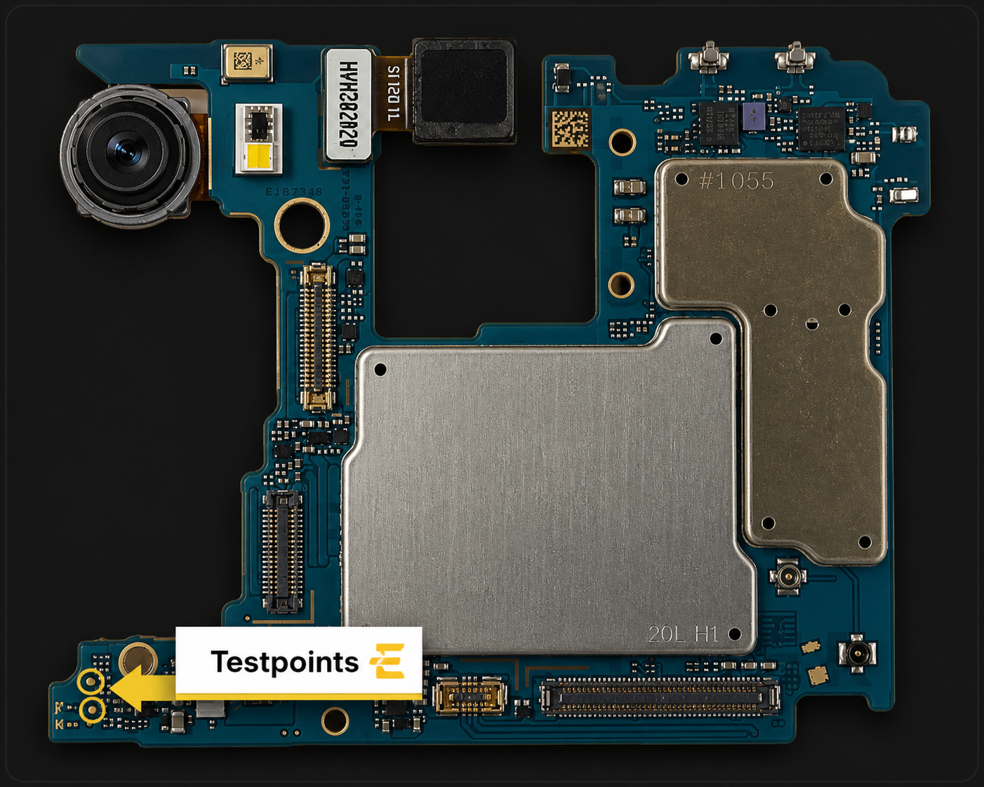 Samsung Galaxy S20 FE models  SM-G780F Test Point