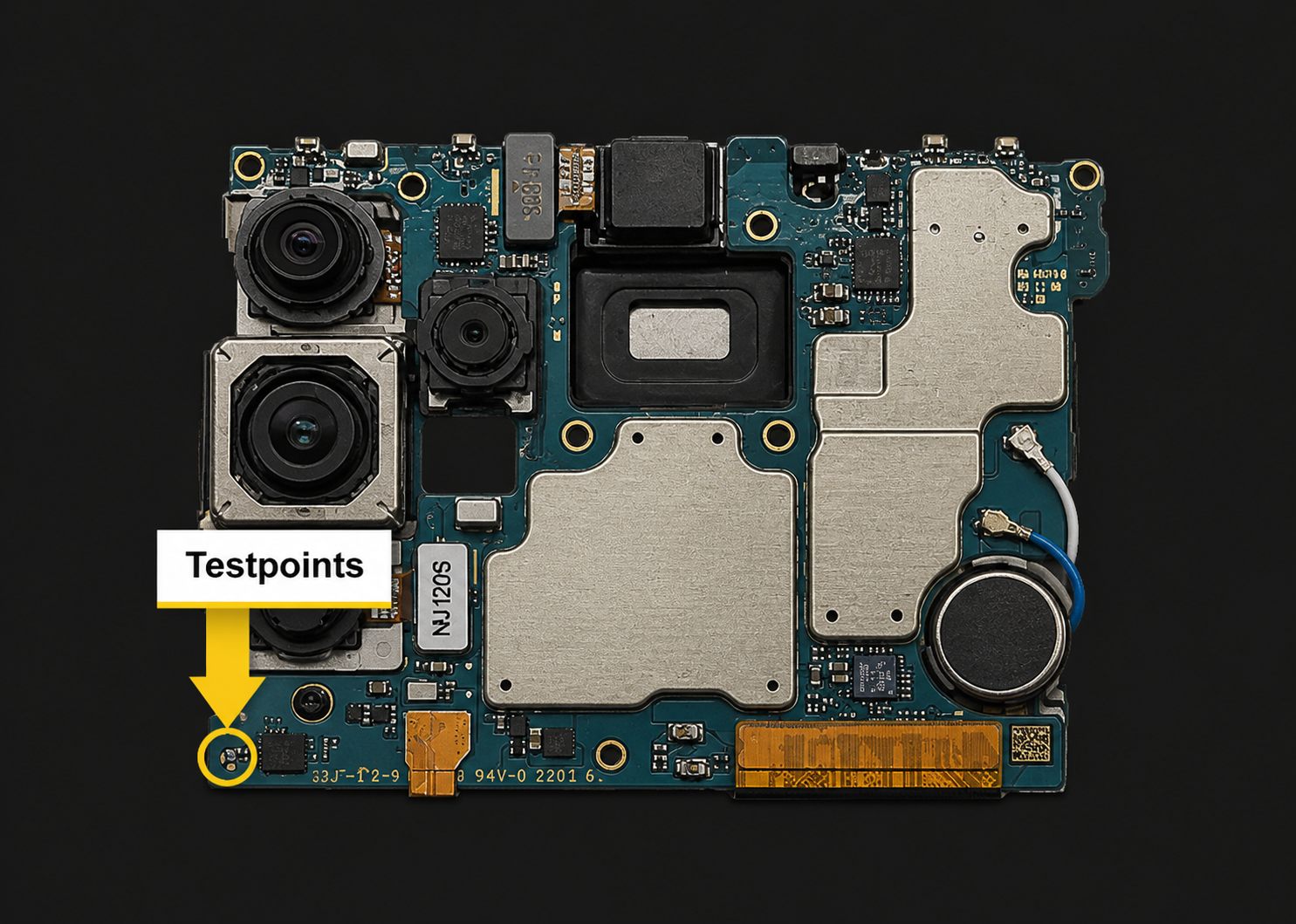 Samsung Galaxy A52 models    SM-A525M Test Point