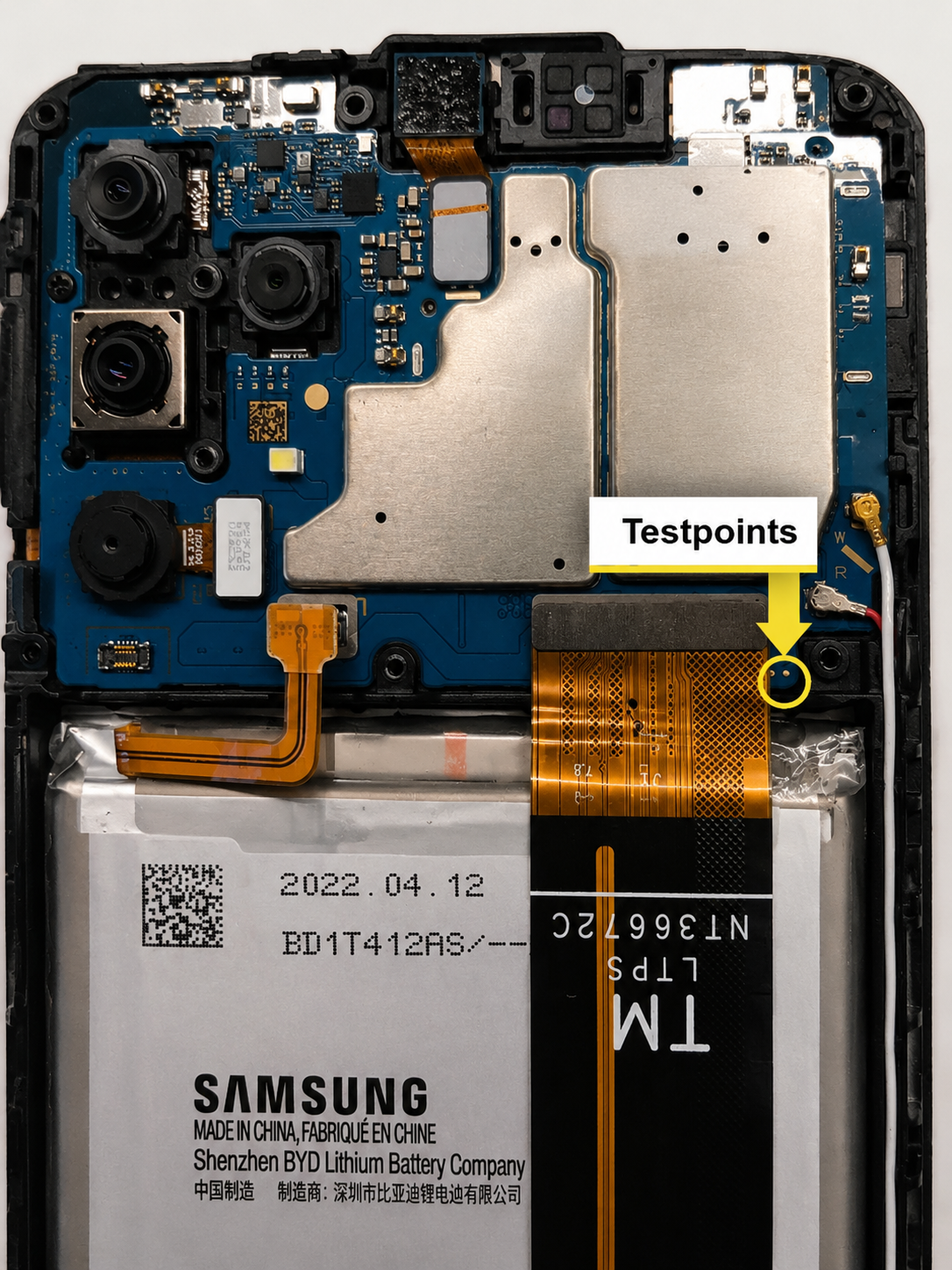 Samsung Galaxy A13 models  SM-A135F   SM-A135M   SM-A135N   SM-A135U   SM-A135U1 Test Point