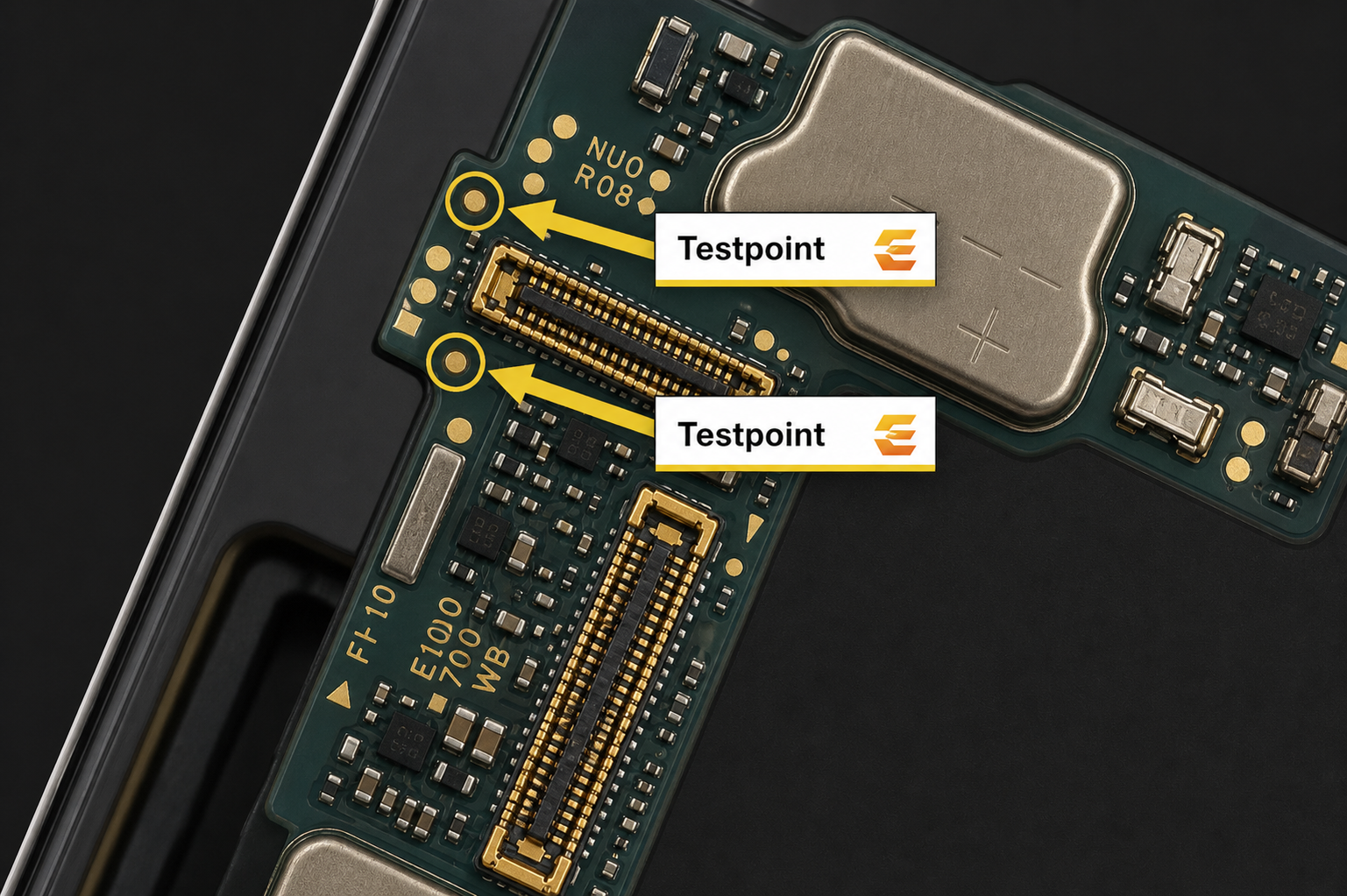 Samsung Galaxy Z Flip 5 5G models  SM-F731B Test Point