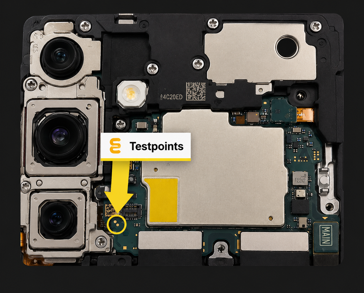 Samsung Galaxy S25 models   SM-S931B Test Point