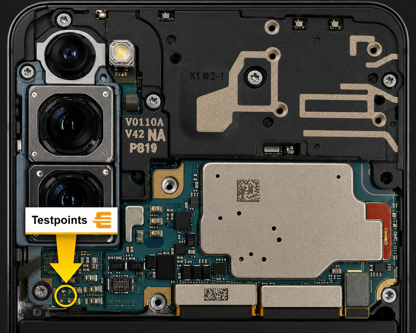 Samsung Galaxy S20 5G models    SM-G981N Test Point