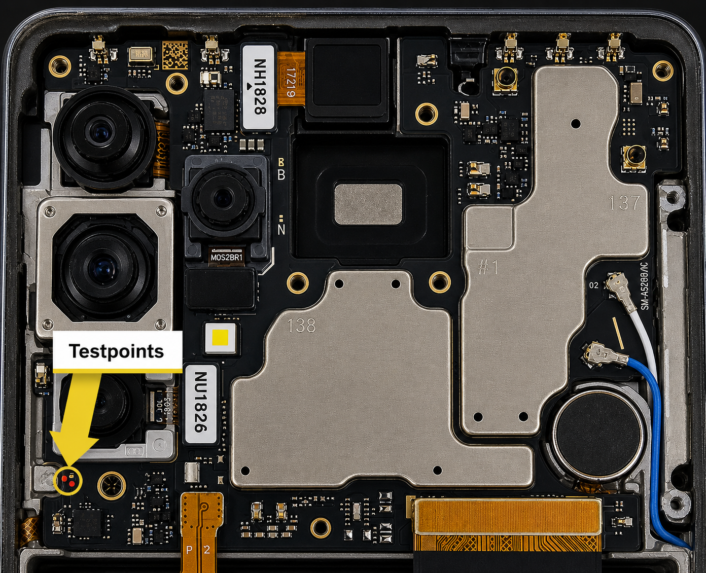 Samsung SAMSUNG Galaxy A52s 5G models       SM-A526U     SM-A526U1     SM-A526W    SM-A528B Test Point