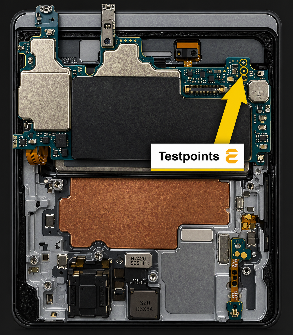 Samsung Galaxy Z Flip 6 5G models  SM-F741B  SM-F741N  SM-F741W Test Point