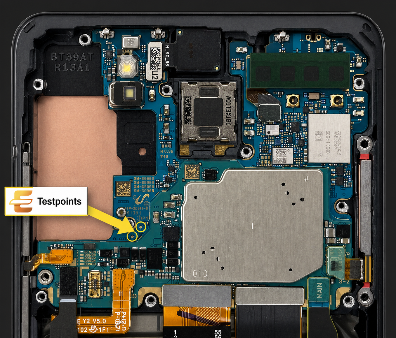 Samsung Galaxy S20+ 5G models   SCG02   SM-G986U1 Test Point