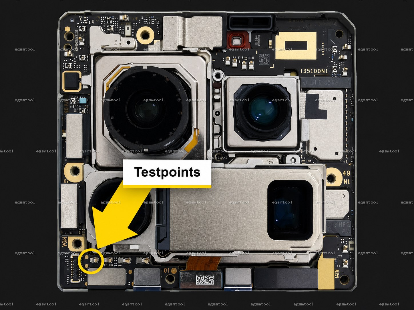 Xiaomi Xiaomi 14 Ultra test point diagram — EDL ISP BROM pinout