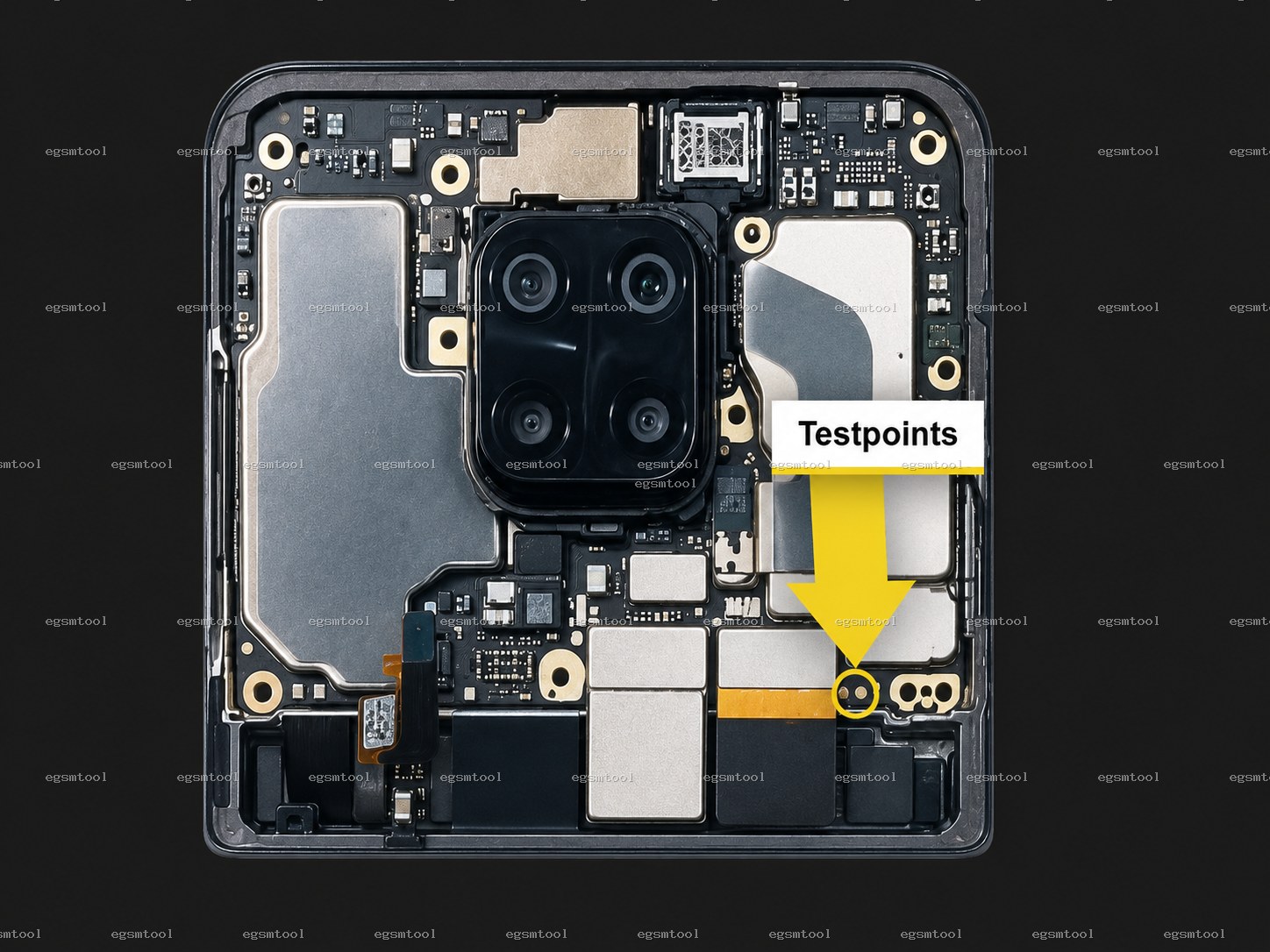 Xiaomi Xiaomi Poco M2 Pro test point diagram — EDL ISP BROM pinout
